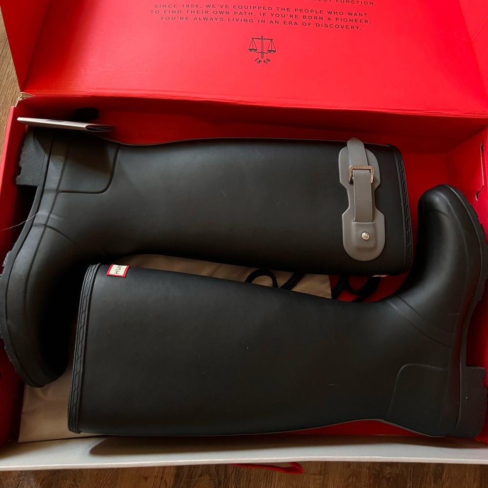 Hunter | Original Black Tall Boots